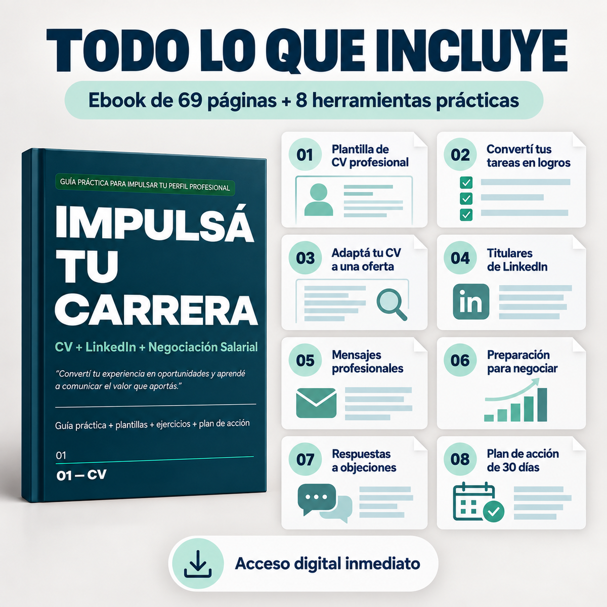 Impulsá tu Carrera: CV + LinkedIn + Negociación Salarial